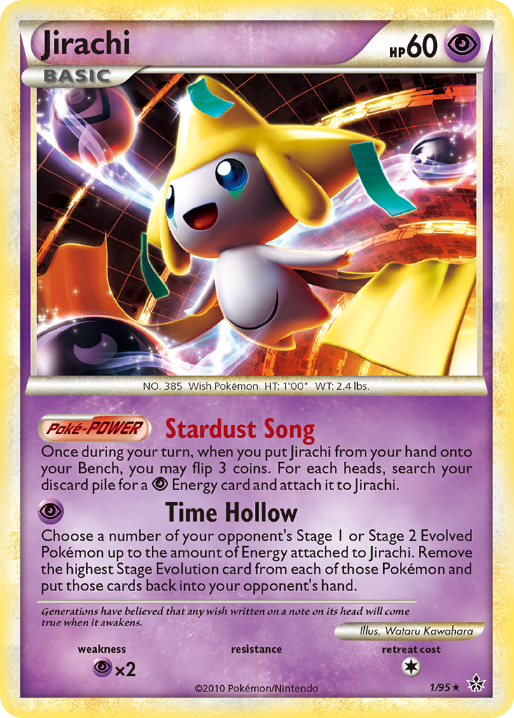 Unleashed Non - Holo Jirachi #1/95
